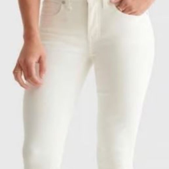 Lucky Brand Jeans of Los Angeles "Ava" White Ankle- mid-rise, size 8/29 - Picture 2 of 7